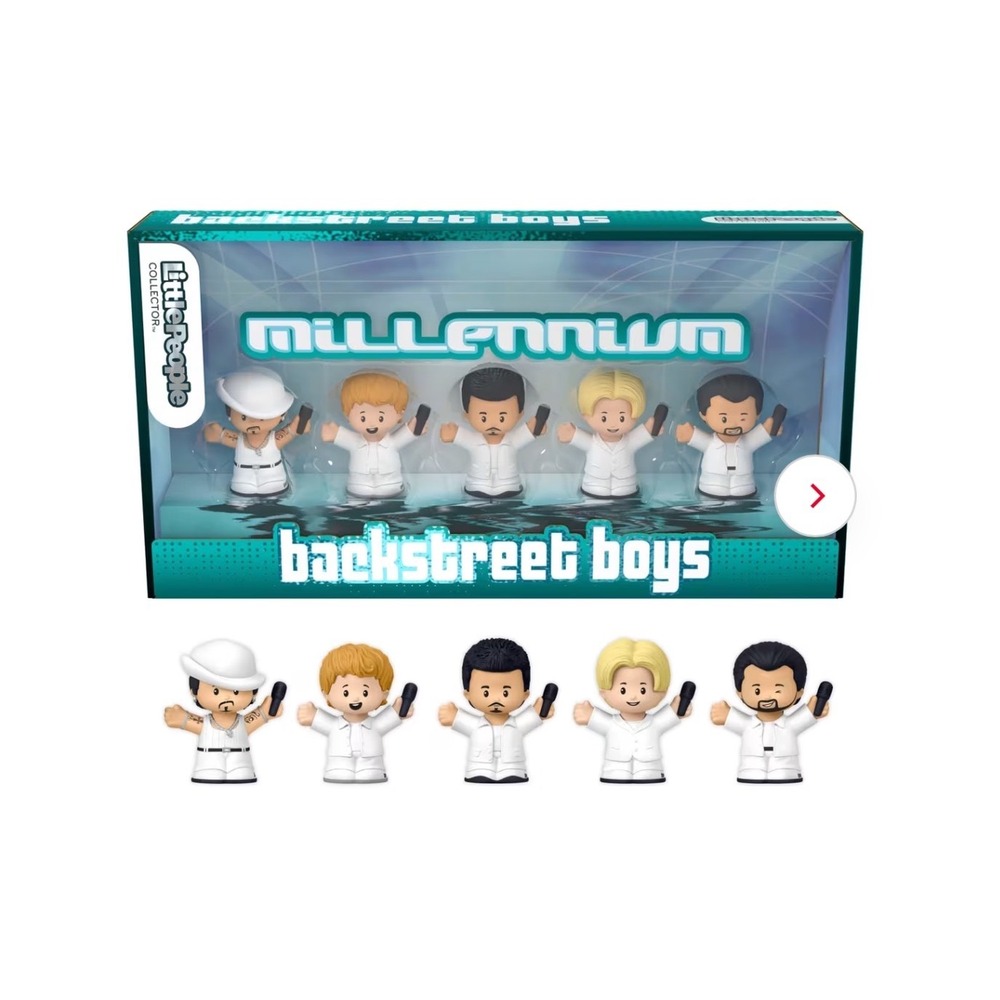 Backstreet Boys Little People millennium collector ed Fisher Price NWT box JGG90